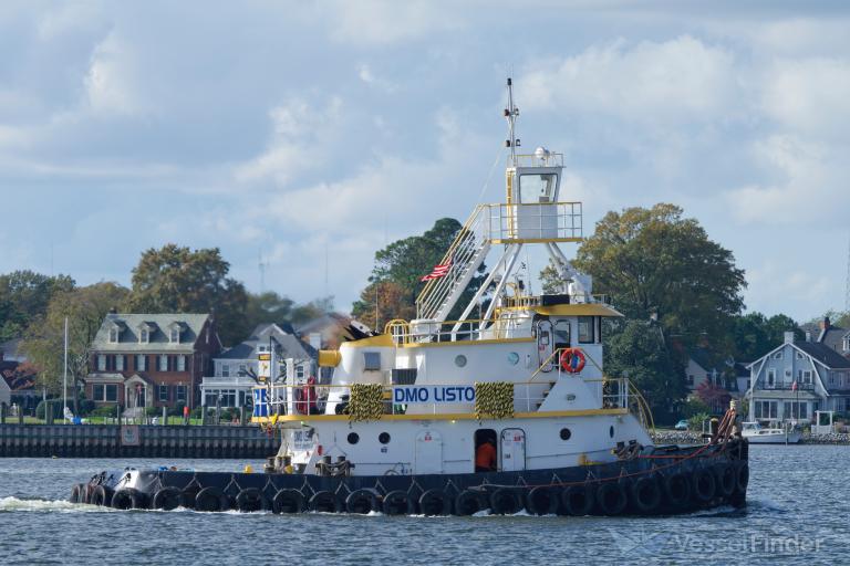 dmo listo (Tug) - IMO , MMSI 367628070, Call Sign WDH5451 under the flag of United States (USA)