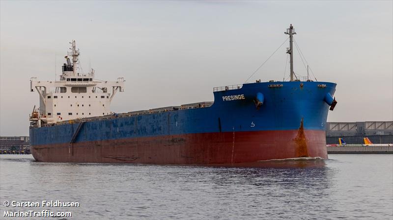 presinge (Bulk Carrier) - IMO 9715452, MMSI 374839000, Call Sign 3EOM6 under the flag of Panama