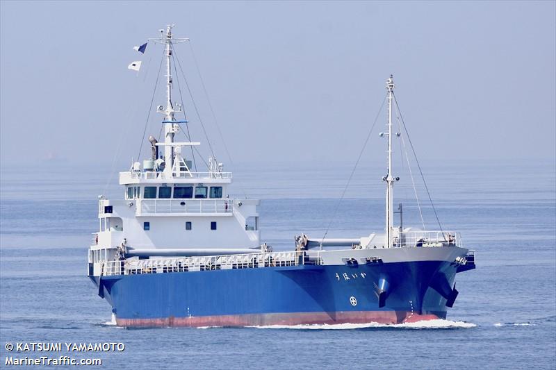 kaihou (General Cargo Ship) - IMO 9564607, MMSI 431000612, Call Sign JD2778 under the flag of Japan