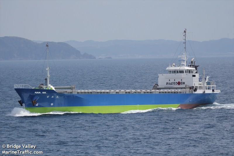 meisei maru (General Cargo Ship) - IMO 9646077, MMSI 431003344, Call Sign JD3310 under the flag of Japan