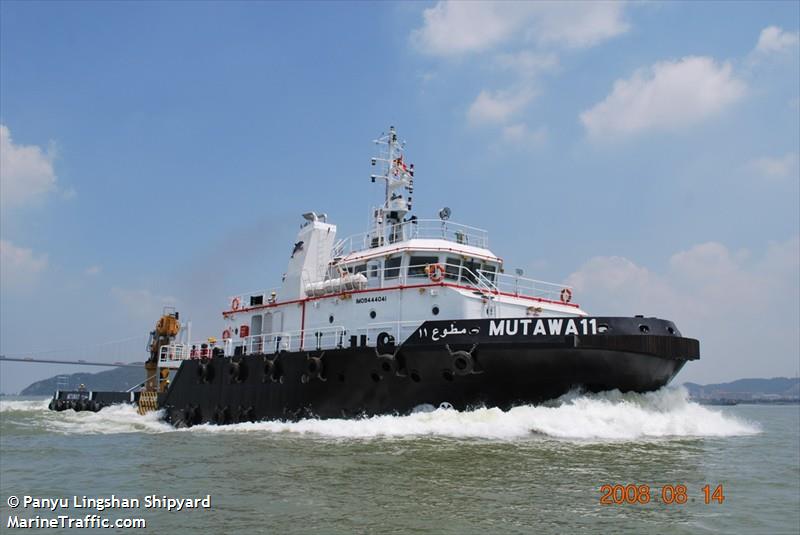 mutawa 11 (Offshore Tug/Supply Ship) - IMO 9444041, MMSI 470988000, Call Sign A6E3142 under the flag of UAE