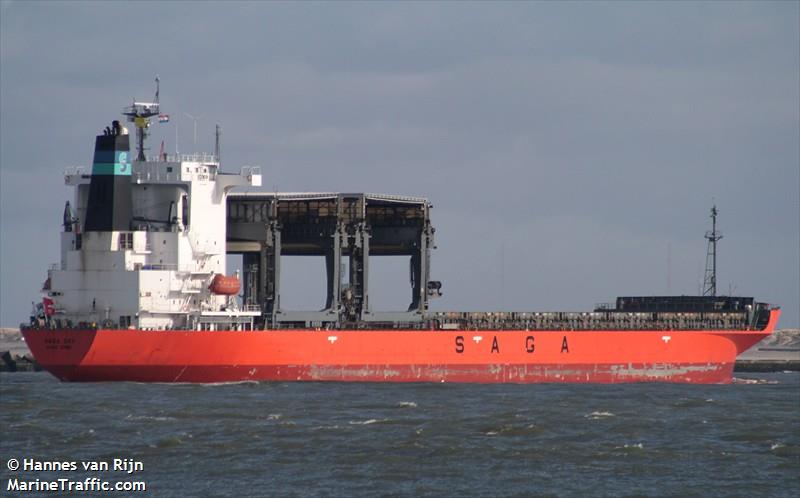 saga sky (General Cargo Ship) - IMO 9144354, MMSI 477198000, Call Sign VRYB8 under the flag of Hong Kong