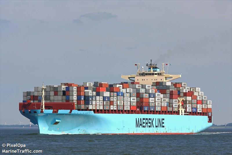 maersk salina (Container Ship) - IMO 9352030, MMSI 477770300, Call Sign VRGW2 under the flag of Hong Kong