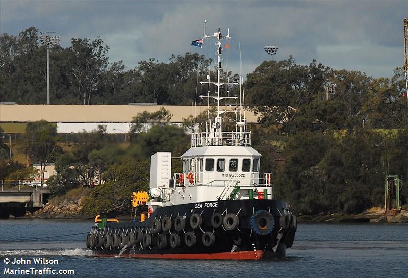 sea force (Tug) - IMO 9625322, MMSI 503659700, Call Sign VHEO under the flag of Australia