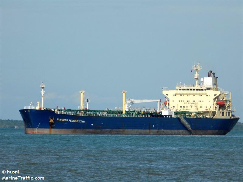 mt.succes pegasus 36 (Crude Oil Tanker) - IMO 9164536, MMSI 525007290, Call Sign JZDI under the flag of Indonesia