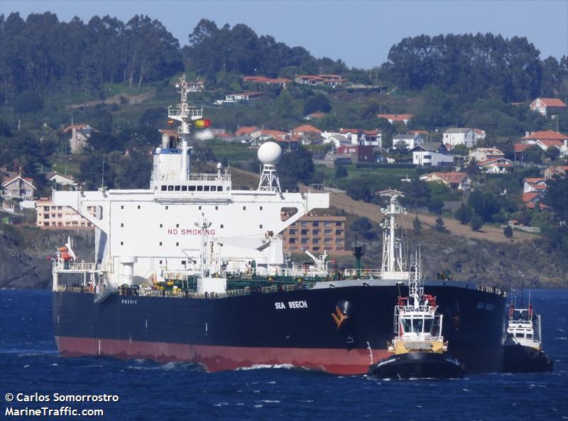 mt sea beech (Crude Oil Tanker) - IMO 9266841, MMSI 538006682, Call Sign V7HI2 under the flag of Marshall Islands