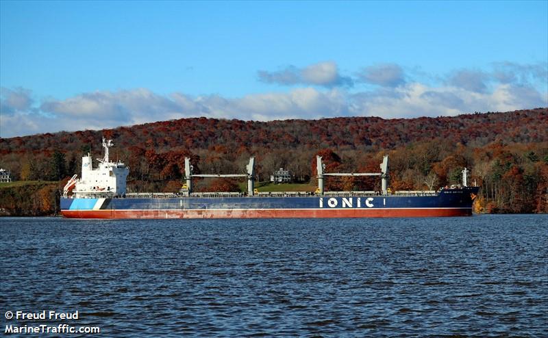 ionic united (Bulk Carrier) - IMO 9747417, MMSI 538006703, Call Sign V7QJ7 under the flag of Marshall Islands