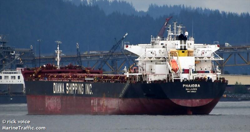 phaidra (Bulk Carrier) - IMO 9661211, MMSI 538007491, Call Sign V7QO4 under the flag of Marshall Islands