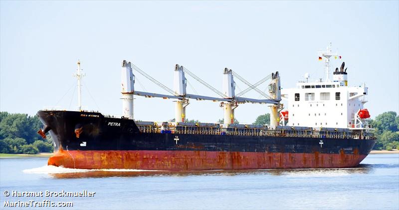petra (General Cargo Ship) - IMO 9597630, MMSI 538008969, Call Sign V7A2958 under the flag of Marshall Islands