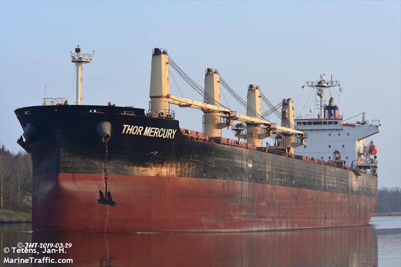 thor mercury (Bulk Carrier) - IMO 9300221, MMSI 564220000, Call Sign 9V2557 under the flag of Singapore