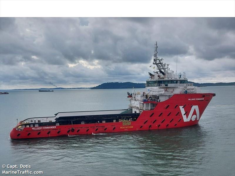 vallianz commander (Offshore Tug/Supply Ship) - IMO 9503055, MMSI 566581000, Call Sign 9V7009 under the flag of Singapore