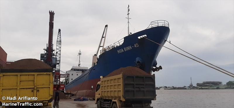 hoa binh 45 (Bulk Carrier) - IMO 9587697, MMSI 574000790, Call Sign 3WBF9 under the flag of Vietnam