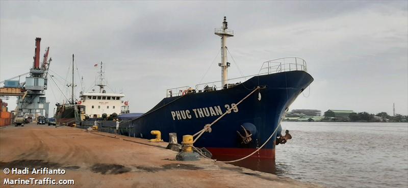 phuc thuan 39 (General Cargo Ship) - IMO 9487328, MMSI 574098000, Call Sign XVNA under the flag of Vietnam