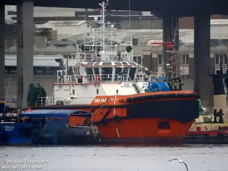 walker tide (Offshore Tug/Supply Ship) - IMO 9715048, MMSI 577345000, Call Sign YJWB4 under the flag of Vanuatu