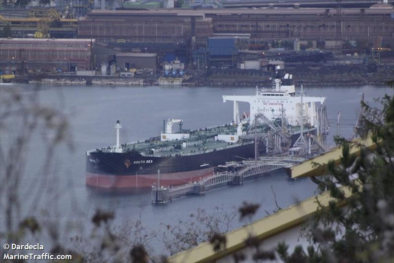 south sea (Crude Oil Tanker) - IMO 9286657, MMSI 636012524, Call Sign A8FZ9 under the flag of Liberia