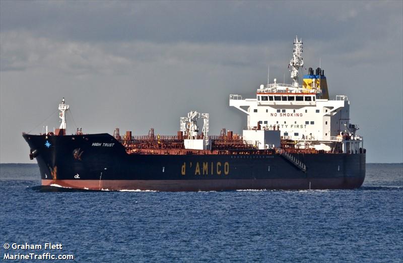 high trust (Chemical/Oil Products Tanker) - IMO 9696254, MMSI 636016801, Call Sign D5HW6 under the flag of Liberia