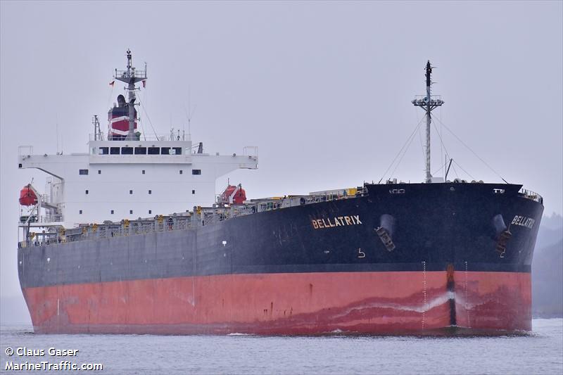 bellatrix (Bulk Carrier) - IMO 9304071, MMSI 636017947, Call Sign A8IL6 under the flag of Liberia