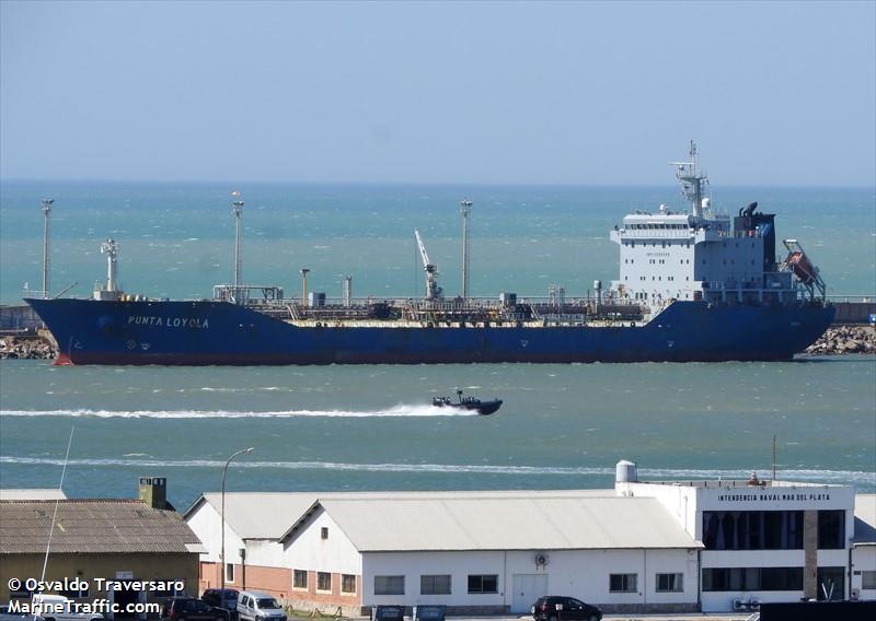 punta loyola (Chemical/Oil Products Tanker) - IMO 9508988, MMSI 701006413, Call Sign LW2615 under the flag of Argentina