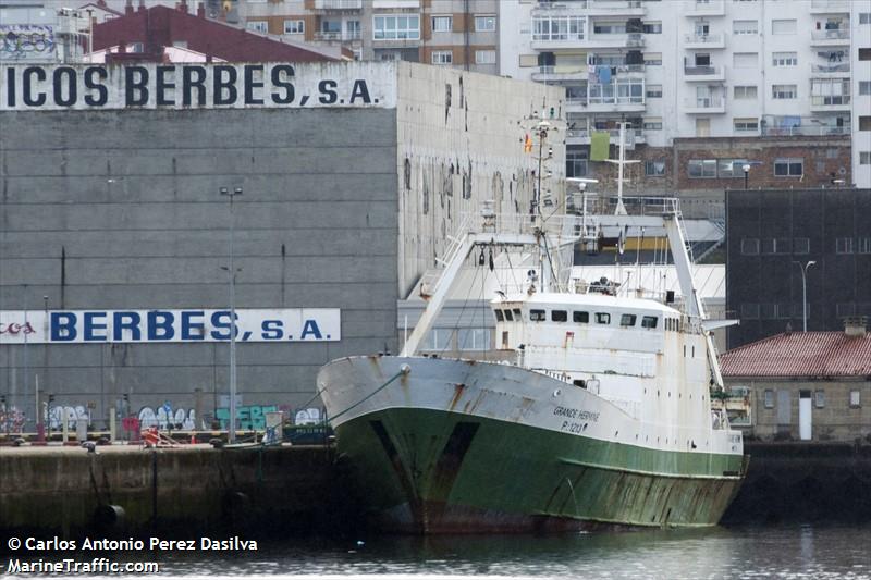 fv grande-hermine (Fishing Vessel) - IMO 8407175, MMSI 770576481, Call Sign CXAC under the flag of Uruguay