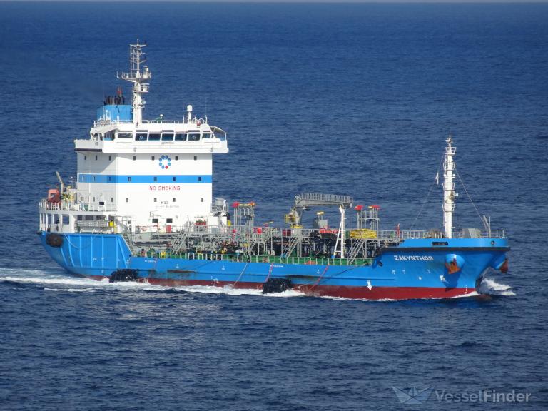 zakynthos (Oil Products Tanker) - IMO 9417529, MMSI 209768000, Call Sign 5BJZ5 under the flag of Cyprus
