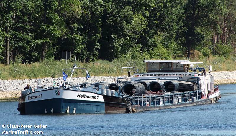 heitmann 1 (Unknown) - IMO , MMSI 211243030, Call Sign DG2608 under the flag of Germany