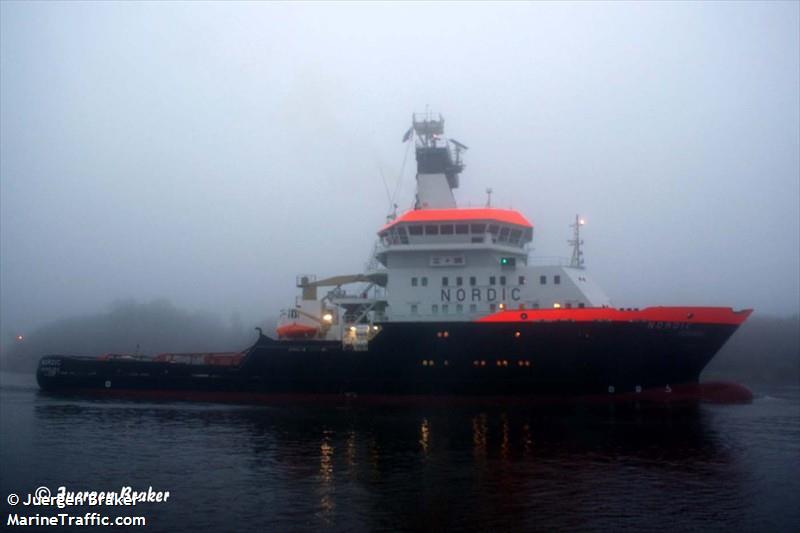 nordic (Salvage Ship) - IMO 9525962, MMSI 211574000, Call Sign DIBL under the flag of Germany