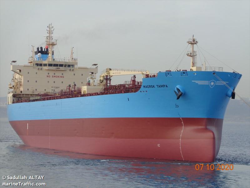 maersk tampa (Chemical/Oil Products Tanker) - IMO 9708629, MMSI 219180000, Call Sign OYFJ2 under the flag of Denmark