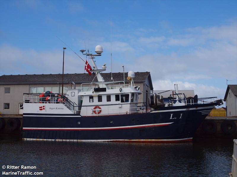 l1 inger katrine (Fishing vessel) - IMO , MMSI 220395000, Call Sign OWOC under the flag of Denmark