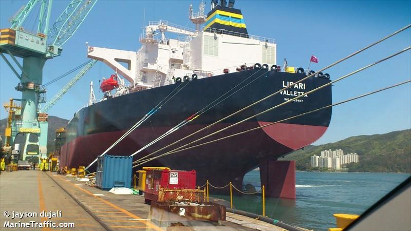 lipari (Crude Oil Tanker) - IMO 9529487, MMSI 229039000, Call Sign 9HA3014 under the flag of Malta