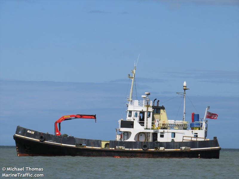 mv mair. . .... (Port tender) - IMO , MMSI 235004042, Call Sign VSPO8 under the flag of United Kingdom (UK)