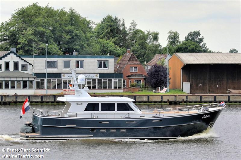 calisto (Pleasure craft) - IMO , MMSI 244110918, Call Sign PI6888 under the flag of Netherlands