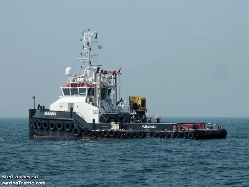 sea india (Tug) - IMO 9760029, MMSI 244830656, Call Sign PCOB under the flag of Netherlands