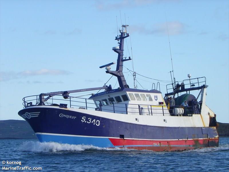 conquest (Fishing vessel) - IMO , MMSI 250000958, Call Sign EIBQ2 under the flag of Ireland