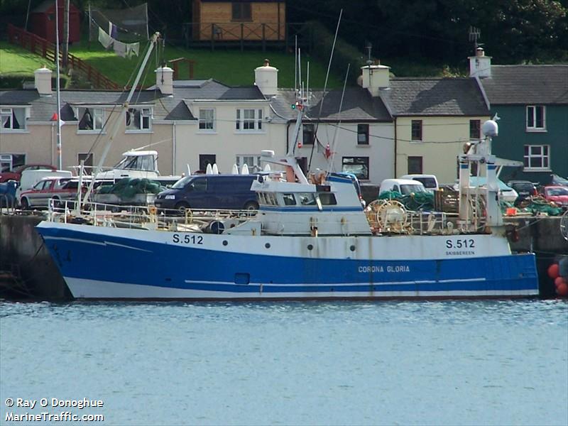 corona gloria (Fishing Vessel) - IMO 8650942, MMSI 250001093, Call Sign EICN5 under the flag of Ireland