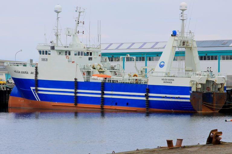 helga maria (Fish Factory Ship) - IMO 8709793, MMSI 251102000, Call Sign TFDJ under the flag of Iceland
