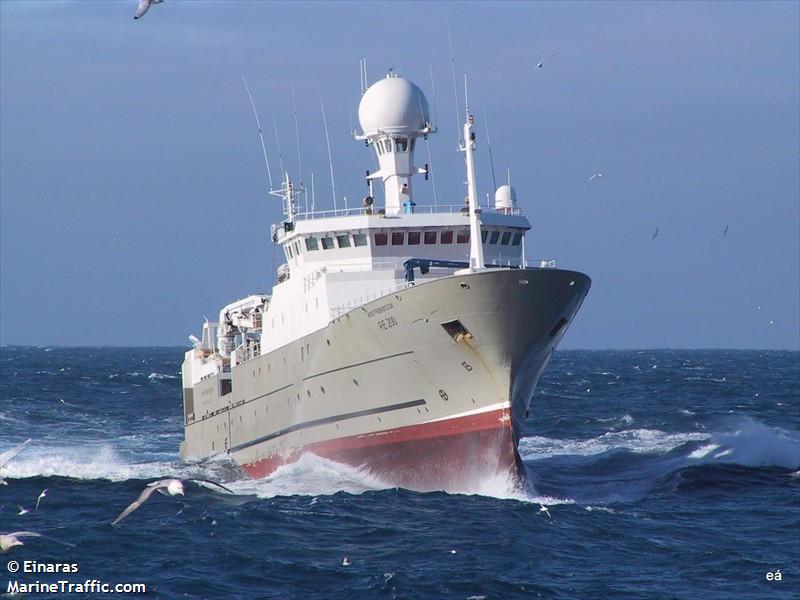 arni fridriksson (Fishing Support Vessel) - IMO 9192404, MMSI 251507000, Call Sign TFNA under the flag of Iceland