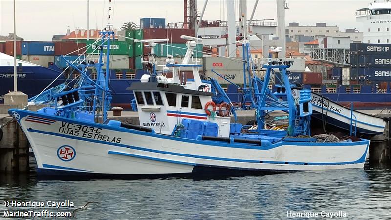 duas estrelas (Fishing vessel) - IMO , MMSI 263414590, Call Sign CUFP 4 under the flag of Portugal