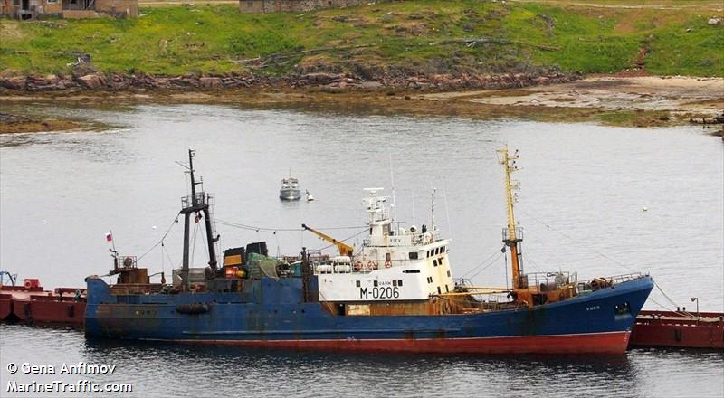 kiev (Fishing Vessel) - IMO 8859885, MMSI 273294400, Call Sign UAHW under the flag of Russia