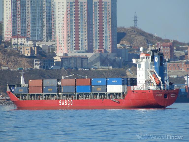 kunashir (General Cargo Ship) - IMO 9142588, MMSI 273350370, Call Sign UBSI9 under the flag of Russia