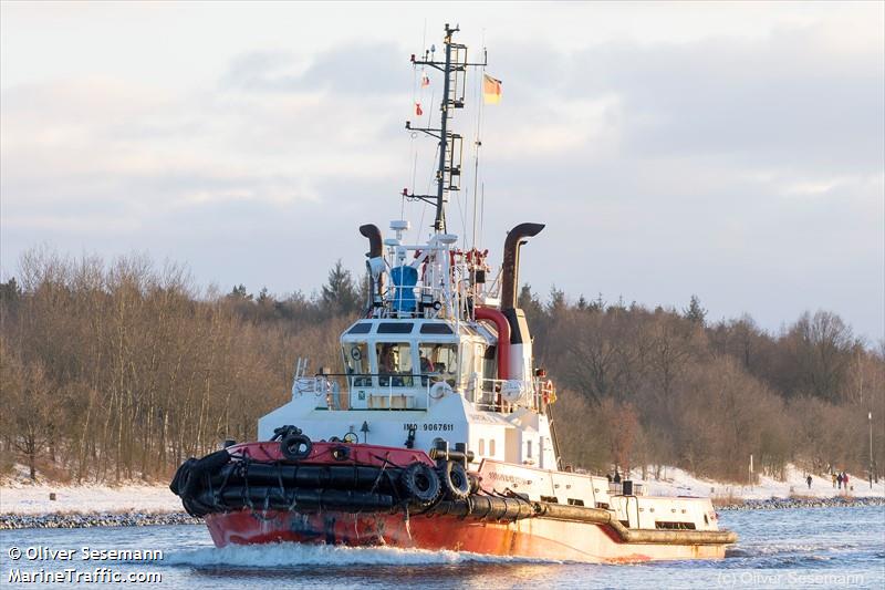 spartak (Tug) - IMO 9067611, MMSI 273411540, Call Sign UBEQ5 under the flag of Russia