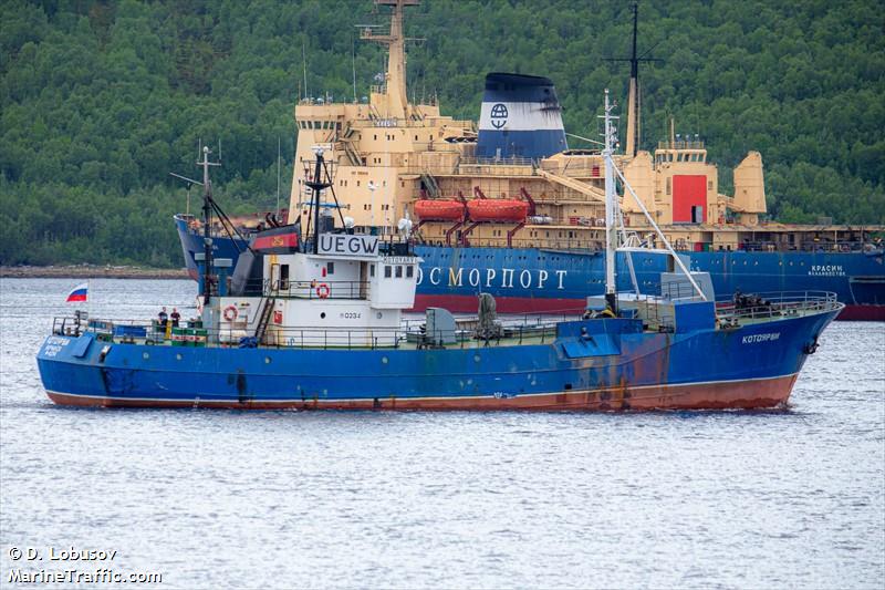 kotoyarvi (Fishing Vessel) - IMO 7002368, MMSI 273440730, Call Sign UEGW under the flag of Russia