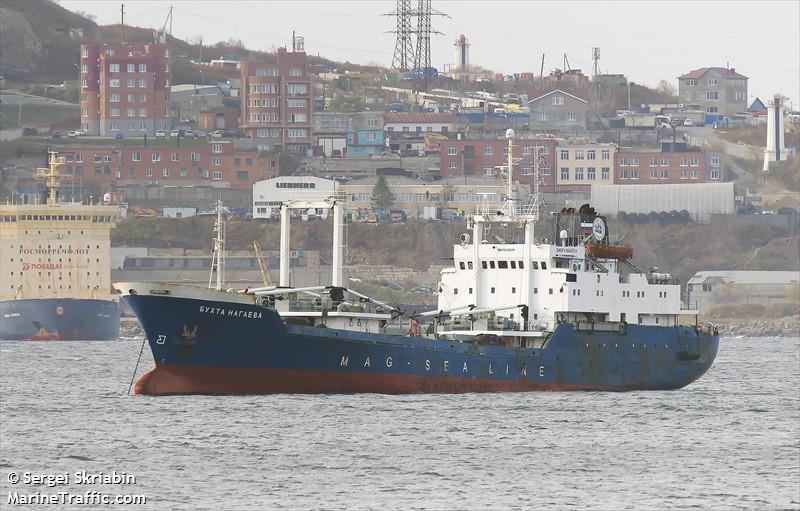 bukhta nagaeva (Refrigerated Cargo Ship) - IMO 8313879, MMSI 273442740, Call Sign UDVM under the flag of Russia
