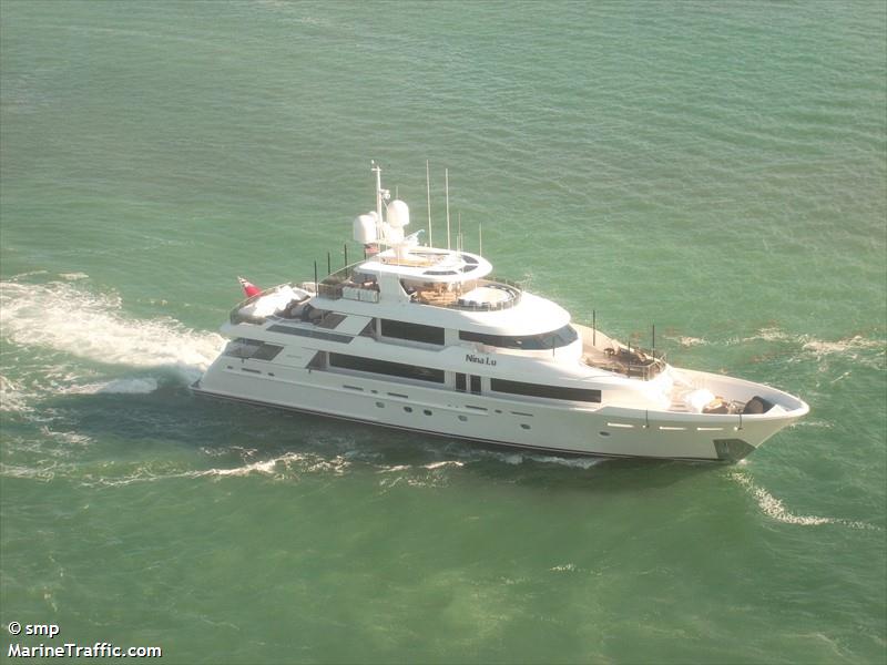nina lu (Yacht) - IMO 9539901, MMSI 319133700, Call Sign ZGHK3 under the flag of Cayman Islands