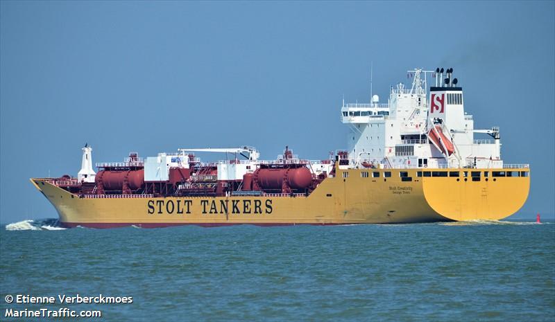 stolt creativity (Chemical/Oil Products Tanker) - IMO 9102095, MMSI 319498000, Call Sign ZCSP4 under the flag of Cayman Islands