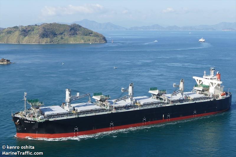 eagle sky (Wood Chips Carrier) - IMO 9539298, MMSI 351010000, Call Sign 3FMX3 under the flag of Panama