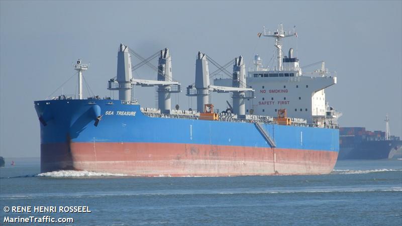 sea treasure (Bulk Carrier) - IMO 9885427, MMSI 355953000, Call Sign 3EUC8 under the flag of Panama
