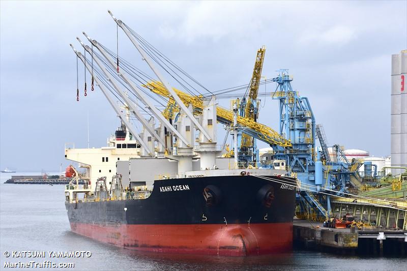 asahi ocean (Bulk Carrier) - IMO 9597408, MMSI 357994000, Call Sign 3FNK3 under the flag of Panama