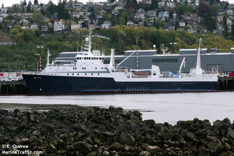 arctic fjord (Fish Factory Ship) - IMO 7391305, MMSI 366860000, Call Sign WRKW under the flag of United States (USA)