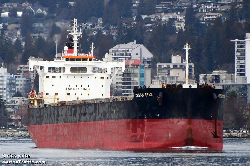 dream star (Bulk Carrier) - IMO 9582996, MMSI 373214000, Call Sign 3FYI6 under the flag of Panama