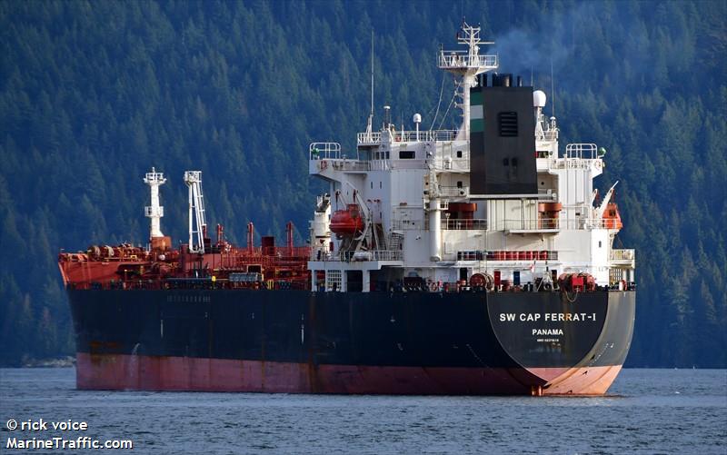 sw cap ferrat 1 (Chemical/Oil Products Tanker) - IMO 9231614, MMSI 374419000, Call Sign 3FZK6 under the flag of Panama